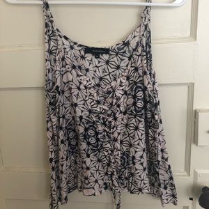 Geometric flowy tank top